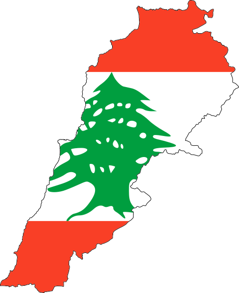 флаг ливана